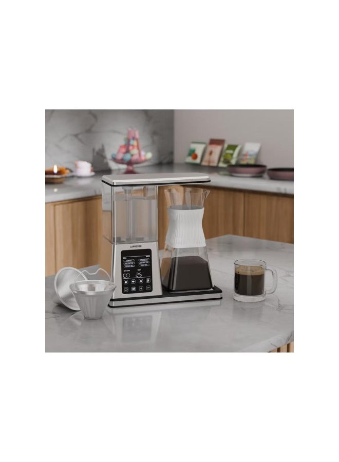 ليبرسو ماكينة تحضير القهوة والشاي بالتنقيط LePresso Crystal Brew بسعة 1.2 لتر مع إمكانية تعديل درجة الحرارة ووظيفة الحفاظ على السخونة. - Image 1